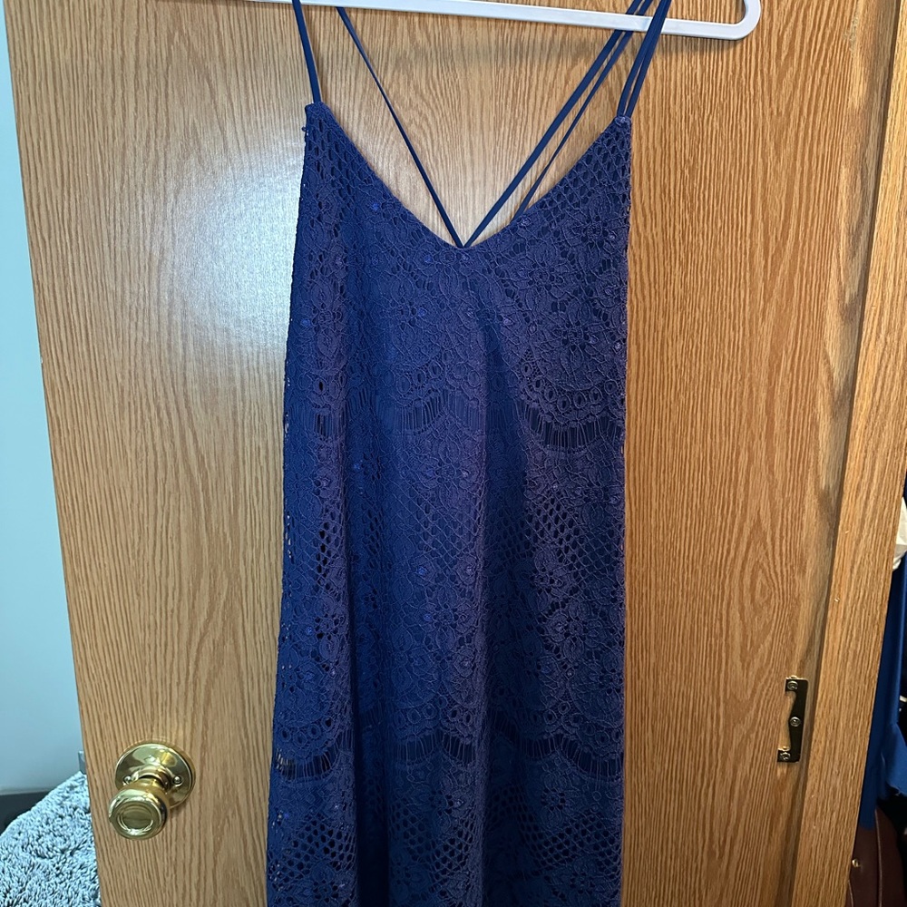Lulu Blue Laced Dress